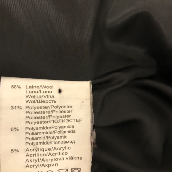 Black Camaieu Pea Coat - Picture 7 of 7